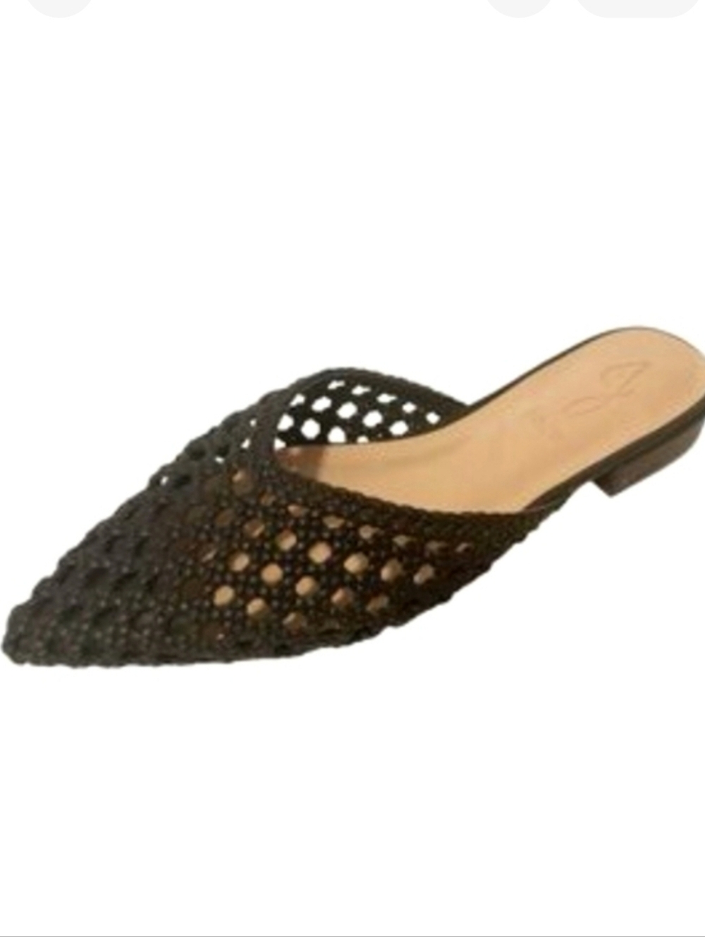 New! Joie Behold Black Mesh Slip-On Mules 6.